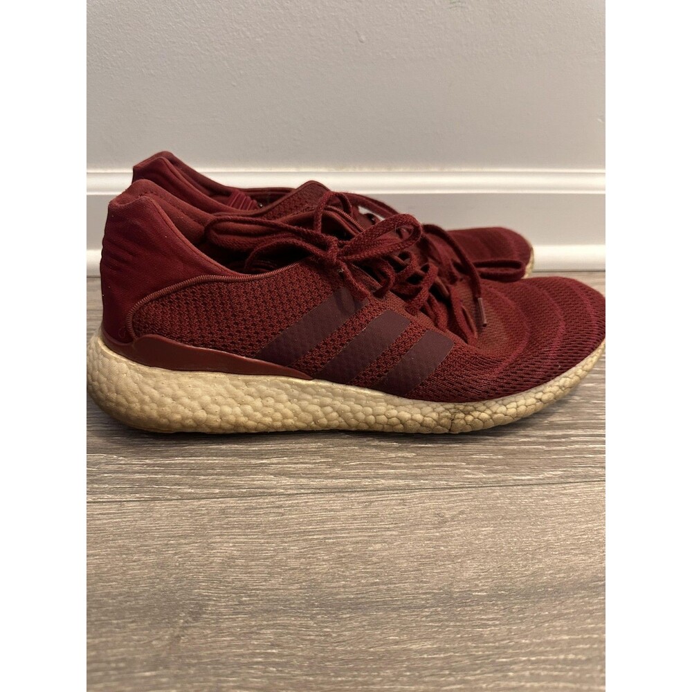 Adidas Busenitz Pure Boost Maroon Burgundy Skateboarding Shoes Sneakers 10.5